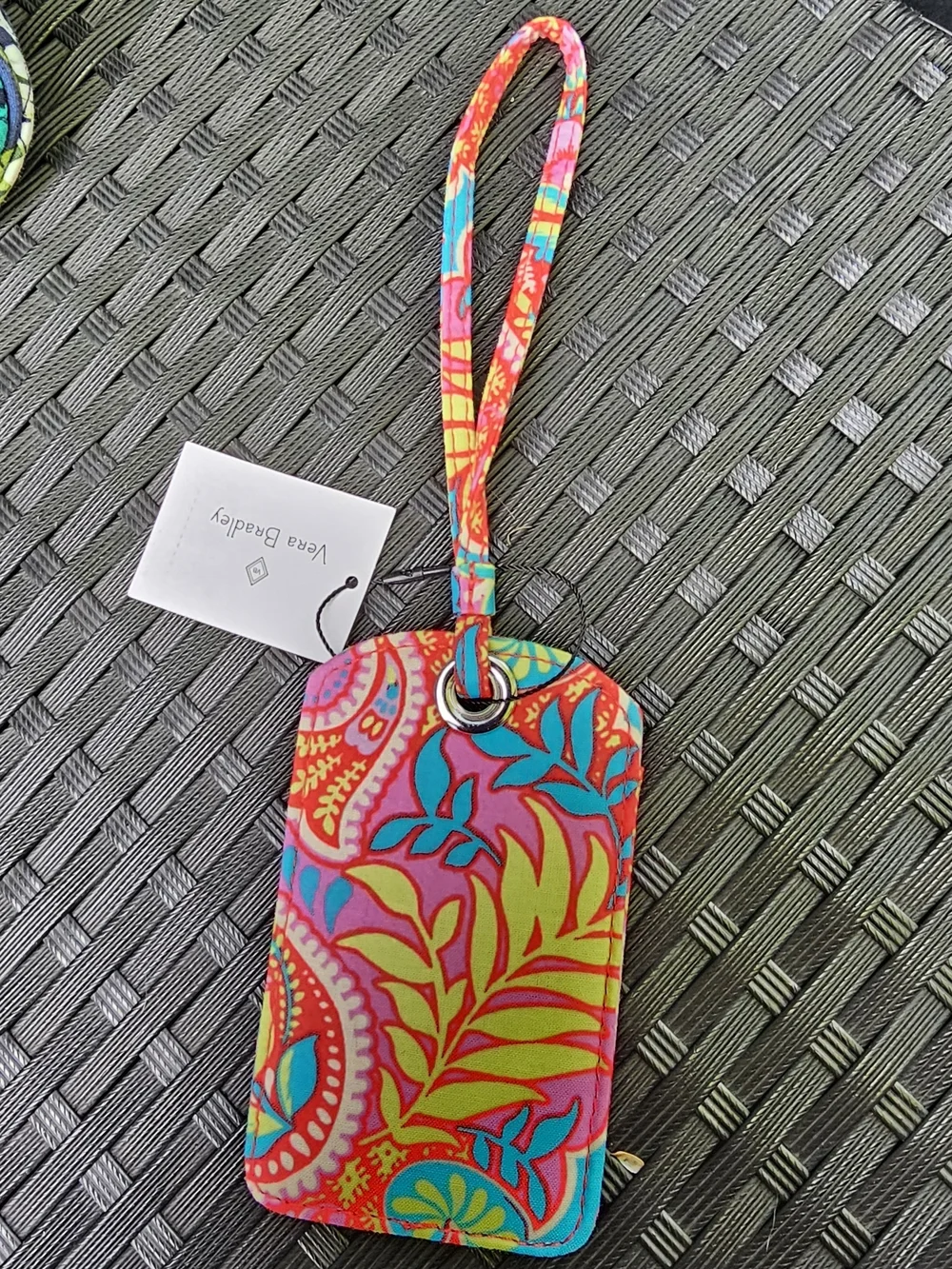 Vera Bradley Quilted Paisley Laptop Sleeve in Green, Blue and Teal